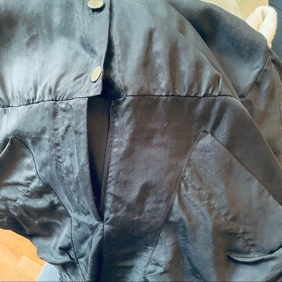 LAILA AZHAR Black Satin Romper - Picture 11 of 11